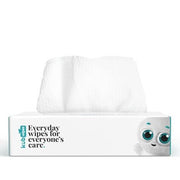 Kubwipes Minibox Premium Dry Cotton Wipes Travel Size 100% Cotton Makeup Remover Face and Body Cleansing 10 Pack 10 Wipes - Maison des fragrances