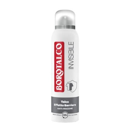 BOROTALCO Invisible Barrier Effect Talc Deodorant Grey 150ml Spray Borotalco