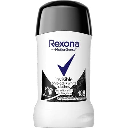 Rexona Solid Antiperspirant 48H Active Protection + Invisible Déodorant (Déo) Femme 40ml