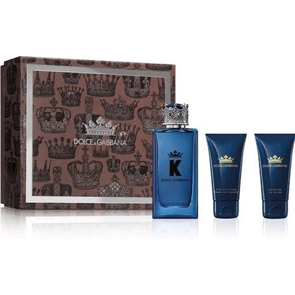 Dolce & Gabbana K 3 Piece Gift Set: Eau De Parfum 100ml Aftershave Balm 50ml Shower Gel 50ml 6.6 Fluid Ounces Dolce & Gabbana