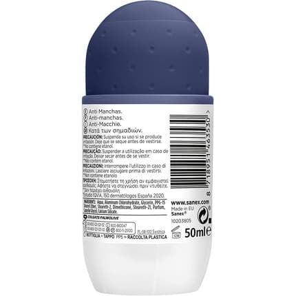 Sanex Sanex Dermo Invisible Deodorant Rollon Déodorant (Déo) Homme 50ml