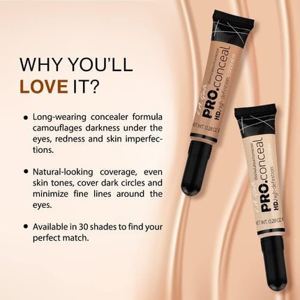 L.A. Girl Pro Conceal HD High Definition Concealer Vanilla 8g - Maison des fragrances