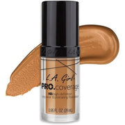 L.A. Girl Pro Coverage Liquid Foundation 0.95 Fluid Ounce Warm Beige - Maison des fragrances