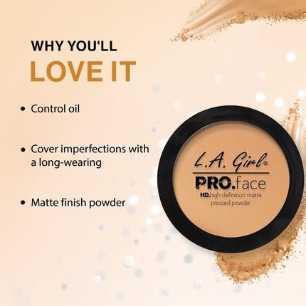 LA Girl Pro Face High Definition Matte Powder 10 Classic Tan - Maison des fragrances