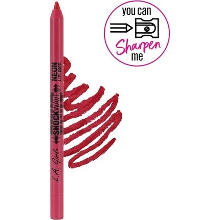 L.A. GIRL Shockwave Neon Lip Liner Fiery - Maison des fragrances