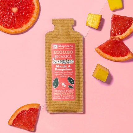 La Saponaria Sunrise Biodeo Refill Pack Strong Against Rebellious Odor - Maison des fragrances
