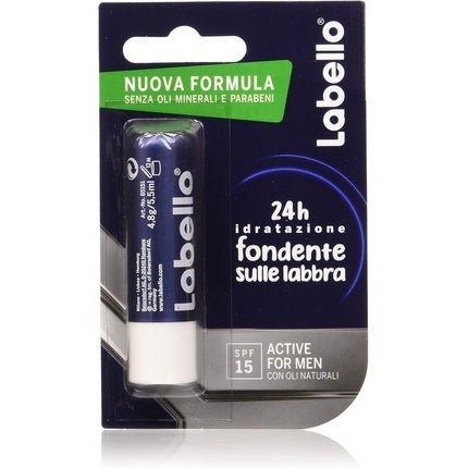 Labello Active for Men SPF 15 24H Dehydration Lip Balm - Maison des fragrances