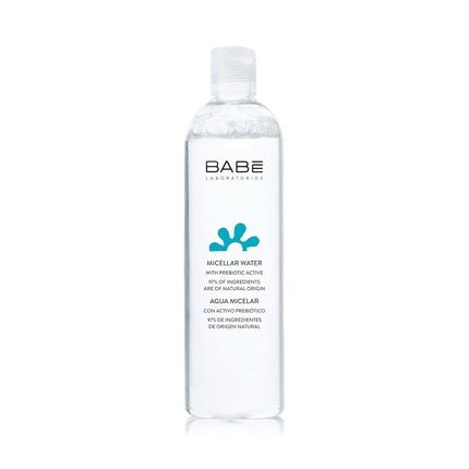 Laboratorios Babe Micellar Water 400ml Natural Ingredients for All Skin Types Sensitive Skin Unisex Daily Use Removes Dirt Moisturizing Soothing - Maison des fragrances