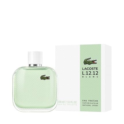 Lacoste L1212 Blanc Eau Frache 's Eau de Toilette (EDT) Homme 100ml - Maison des fragrances