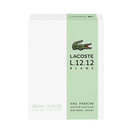 Lacoste L1212 Blanc Eau Frache 's Eau de Toilette (EDT) Homme 100ml - Maison des fragrances