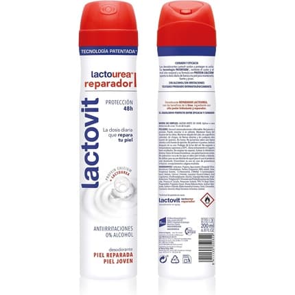 Lactovit Lactourea Repair Deodorant Déodorant (Déo) Mixte 200ml - Maison des fragrances