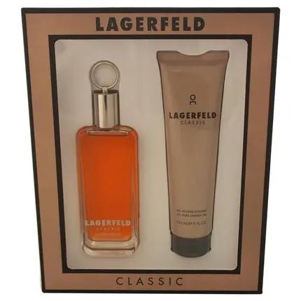 Lagerfeld Karl Classic Gift Set for Him - + Shower Gel Eau de Toilette 100ml pour homme - Maison des fragrances