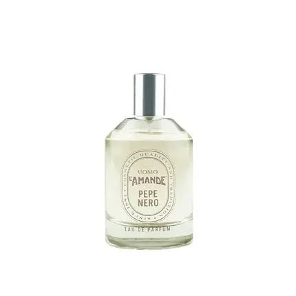 L'AMANDE Fresh and Spicy Men's Fragrance with Notes of Black Pepper, White Musk, Patchouli, and Rosemary - Eau de Parfum - Maison des fragrances