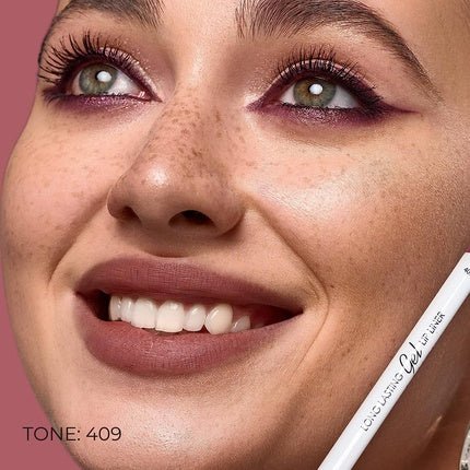 Lamel Gel Lip Liner Sharpenable Pencil Long - lasting Formula Waterproof Smudge - Proof Precision 1.7g - Caramel - Maison des fragrances