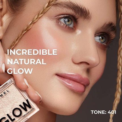 LAMEL Glow Highlighter Compact Baked Highlighter in Luna 3.8gr/0.13 oz - Maison des fragrances