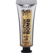 Lamel Insta Glitter Bomb Face & Body Glitter Clear Sparkly Gel Texture 20ml Gold N.402 - Maison des fragrances