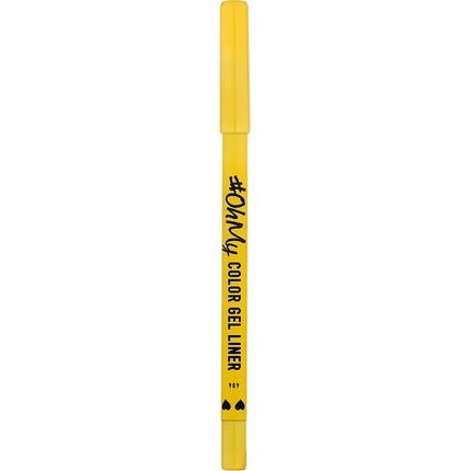 Lamel Oh My Color Gel Eye Liner Long - Lasting Formula Creates Regular Lines Professional Look Cruelty - Free Yellow N.404 - Maison des fragrances