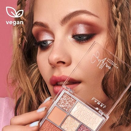Lamel SELFLOVE Eyeshadow Palette Matte Shiny and Pearlescent Shades Pink N. 401 - Maison des fragrances