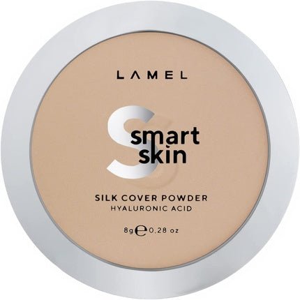 Lamel Smart Skin Compact Powder Sand N. 404 Light Natural Coverage Long - Lasting Cruelty - Free - Maison des fragrances