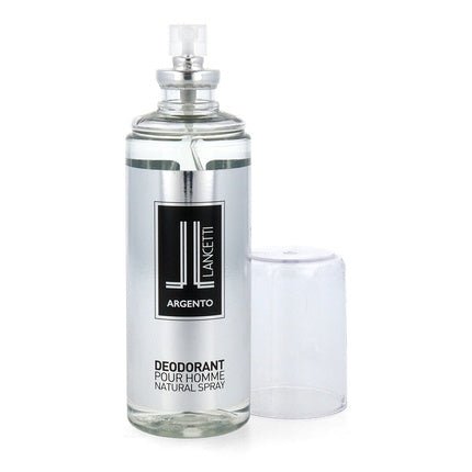 Lancetti Argento Silver Deodorant for Men 120ml Without Propellant - Maison des fragrances