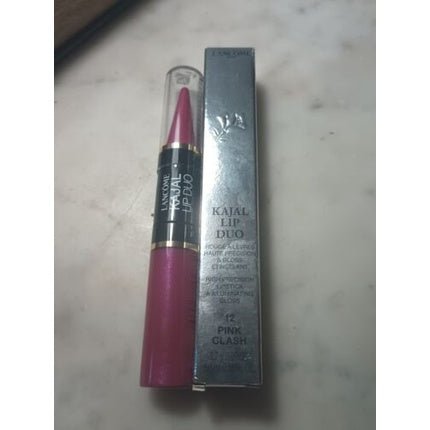 Lancome Kajal Lip Duo High Precision Lipstick Illuminating Gloss 12 Pink Clash New in Box - Maison des fragrances