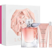 Lancome La Vie Est Belle Set 50ml Eau de Parfum Spray + 10ml Mini + 50ml Lotion - Maison des fragrances
