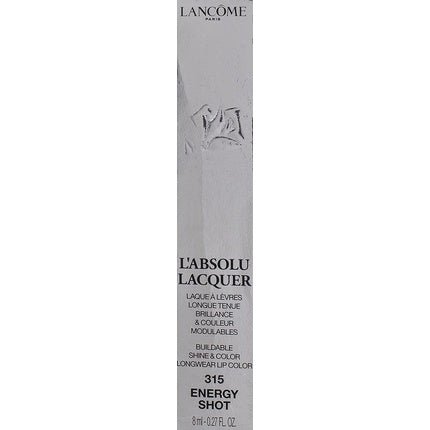 Lancome L'absolu Lacquer Lip Color 315 Energy Shot 8ml - Maison des fragrances