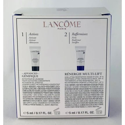 Lancome Miniatures Advanced Genifique and Renergie Multi - Lift Set 5ml - Maison des fragrances