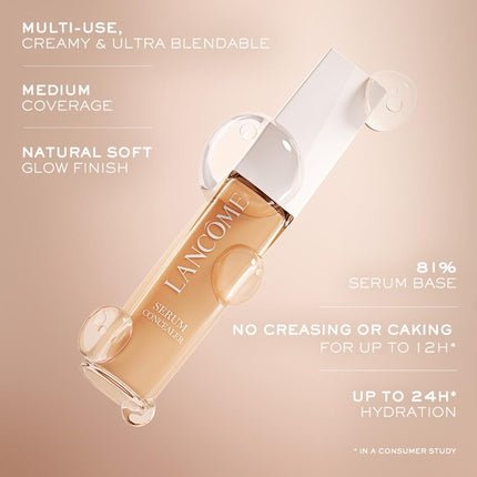 Lancôme Teint Idole Ultra Wear Care & Glow Serum Concealer Medium Buildable Coverage Natural Glow Finish 0.43 Fl Oz - Maison des fragrances