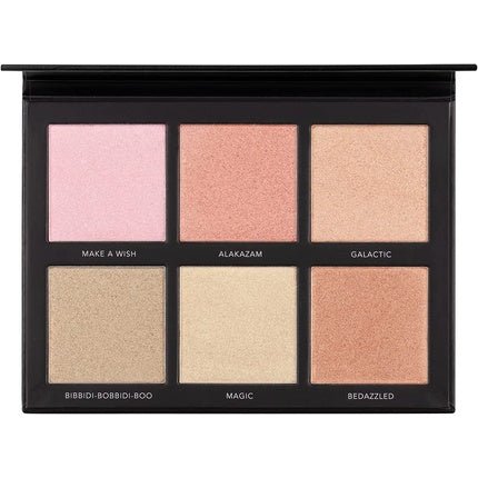 LaRoc Pro Cosmic Kisses 6 Shade Highlighter Bronzer and Blusher Palette Makeup Cosmetic Beauty Face MUA Pressed Powder Colour Professional Palette - Maison des fragrances
