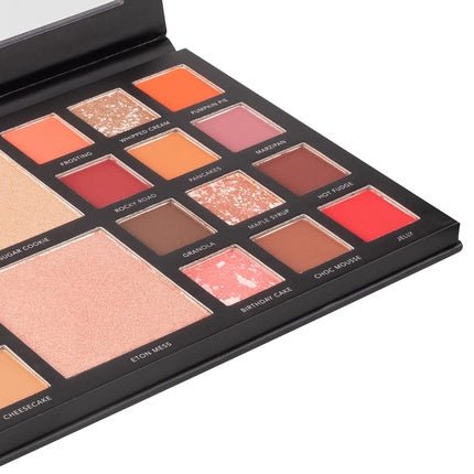 LaRoc Pro The Bakery Box 26 Shades Eyeshadow and Highlighter Makeup Beauty MUA Palette Long Lasting Highly Pigmented Shimmering Matte Skin Tones - Maison des fragrances