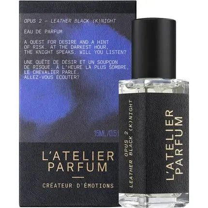 L'Atelier Parfum Leather Black Knight Eau de Parfum (EDP) Mixte 15ml - Maison des fragrances