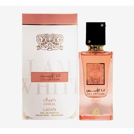 Lattafa Ana Abiyedh Coral Unisex Fragrance Eau de Parfum (EDP) Mixte 100ml - Maison des fragrances