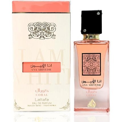 Lattafa Ana Abiyedh Coral Unisex Fragrance Eau de Parfum (EDP) Mixte 100ml - Maison des fragrances