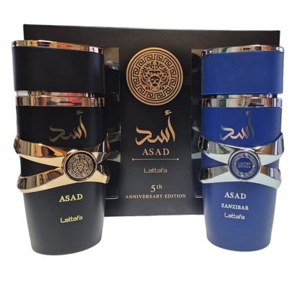 Lattafa Anniversary Edition Asad & Asad Zanzibar Eau de Parfum (EDP) Mixte 100ml - Maison des fragrances