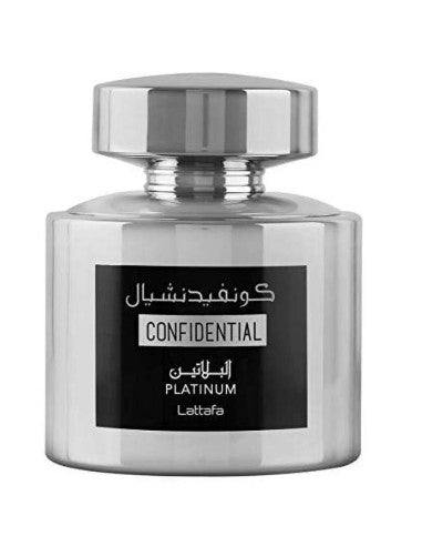 Lattafa Confidential Platinum Eau De Parfum Spray 100 Ml