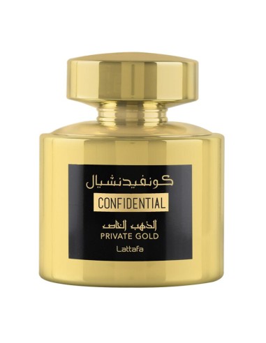 Lattafa Confidential Private Gold Eau De Parfum Spray 100ml
