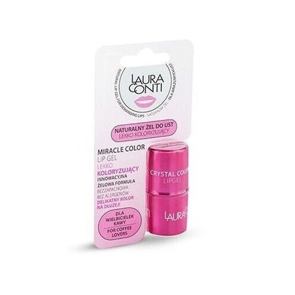 Laura Conti Miracle Colour Natural Lip Gel with Mango and Shea Butter 5.5g - Maison des fragrances