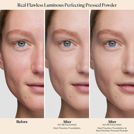 Laura Mercier Real Flawless Luminous Perfecting Talc - Free Pressed Powder Translucent - Maison des fragrances