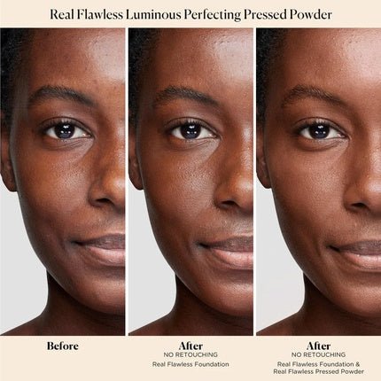 Laura Mercier Real Flawless Luminous Perfecting Talc - Free Pressed Powder Translucent Deep - Maison des fragrances