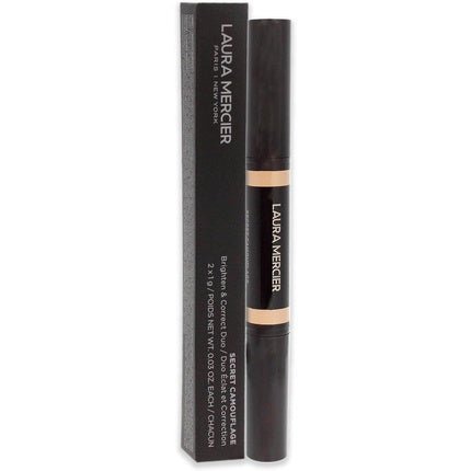 Laura Mercier Secret Camouflage Concealer Duo Stick 1N Fair with Neutral Undertones for Women 0.06 oz Pink - Maison des fragrances