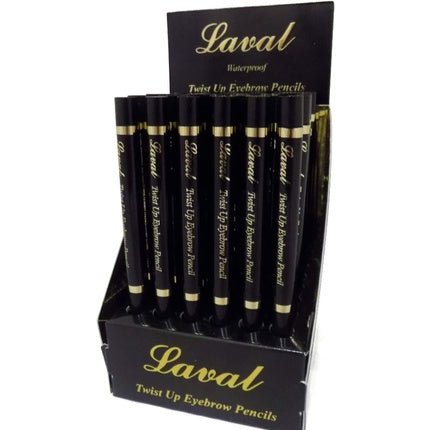 Laval Twist Up Retractable Kohl Eyeliner Pencil Black - Maison des fragrances