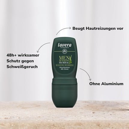 Lavera Sensitive Deo Roll-On 48H Protection - Aluminium Free Déodorant (Déo) Homme - Maison des fragrances
