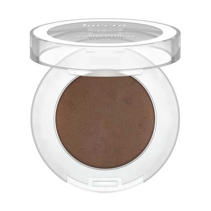 lavera Signature Colour Eyeshadow Walnut 02 Brown with Organic Almond Oil and Vitamin E - Matte Vegan Intense Color - Maison des fragrances