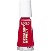Layla Ceramic Effect Nail Polish N.40 Oh My Red - Maison des fragrances