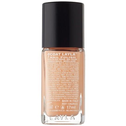 Layla Cosmetics 1 Coat Nail Polish n Degree 32 17ml - Maison des fragrances
