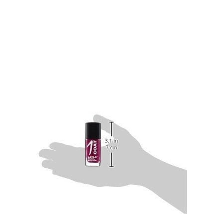 Layla Cosmetics 1 Coat Nail Polish N.23 Cranberry - Maison des fragrances
