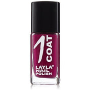 Layla Cosmetics 1 Coat Nail Polish N.23 Cranberry - Maison des fragrances