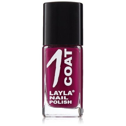 Layla Cosmetics 1 Coat Nail Polish N.23 Cranberry - Maison des fragrances