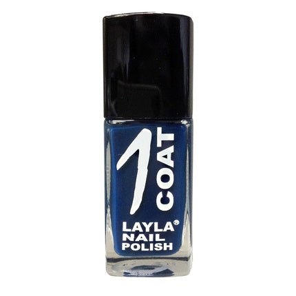 Layla Cosmetics 1 Coat Nail Polish Surf Blu 0.017L - Maison des fragrances